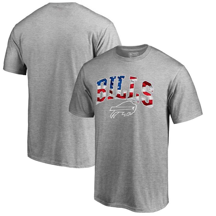 Buffalo Bills Pro Line by Fanatics Branded Banner Wave T-Shirt Heathered Gray,We sell and wholesale Buffalo Bills Pro Line by Fanatics Branded Banner Wave T-Shirt Heathered Gray on line form chian!